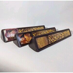 Lot Of 3 Founders Brewing 3-sided Beer Tap Handles Keg Mancave Trigo Sumatra
